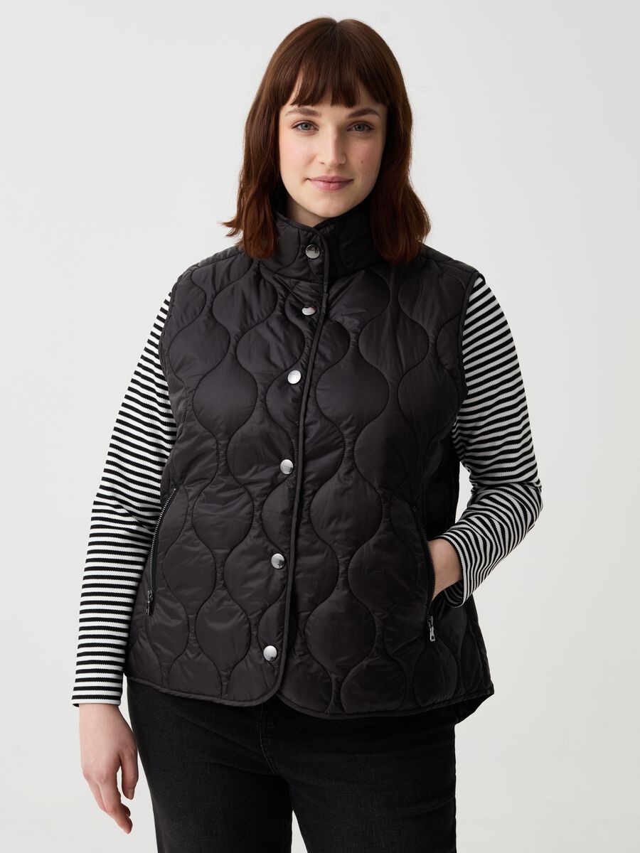 Curvy ultralight quilted gilet_1