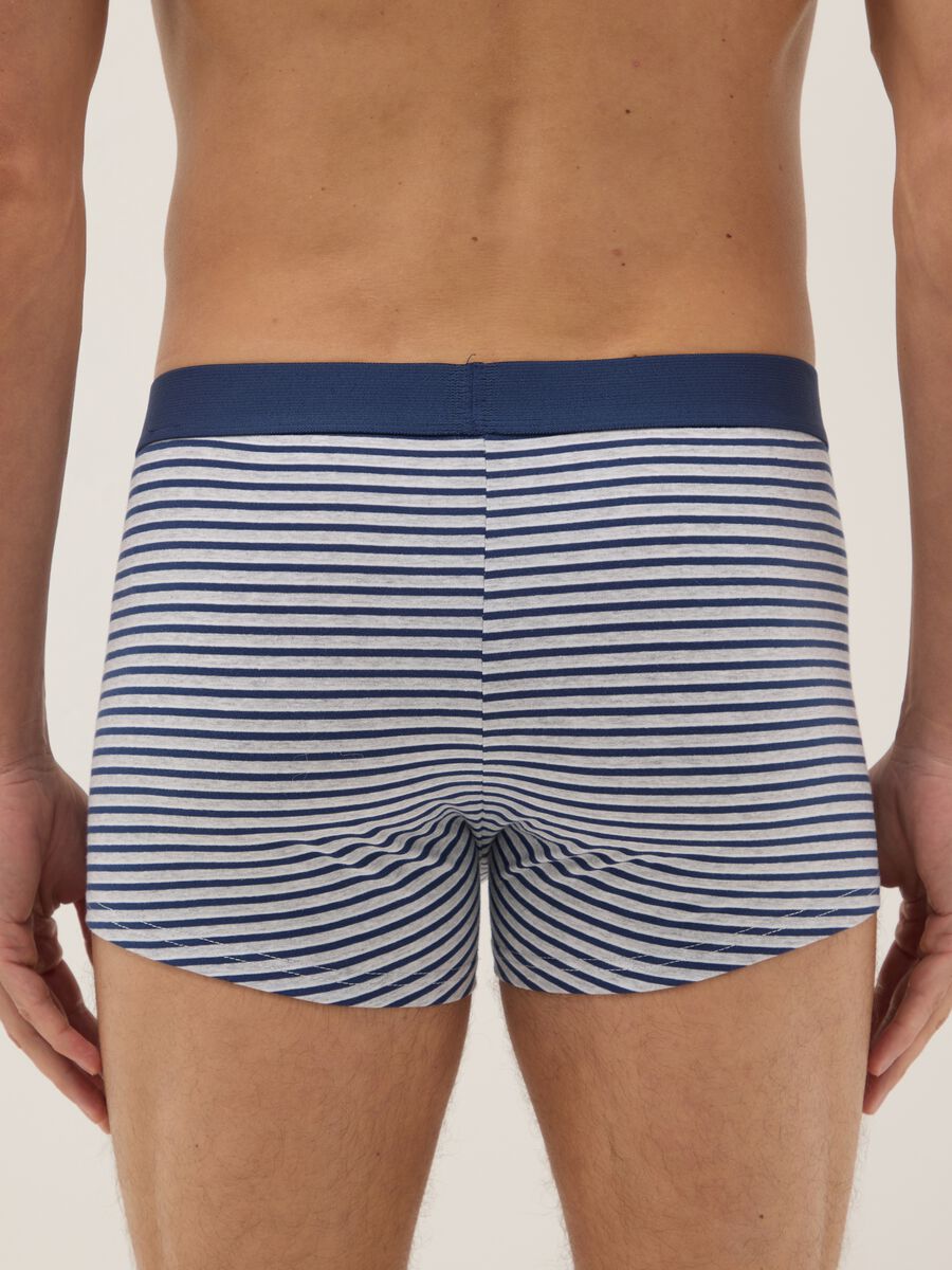 Tripack multicolour stretch cotton boxer shorts regular fit_2