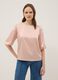 Rosa Langarmshirt im Regular Fit mit Tropfenverschluss_1