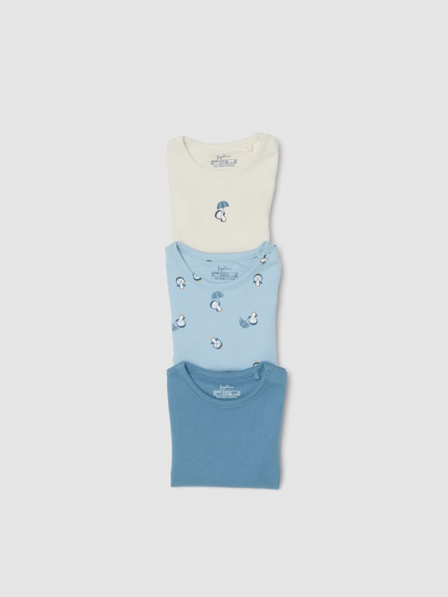 Multicolour organic cotton baby bodysuit 3-pack_3