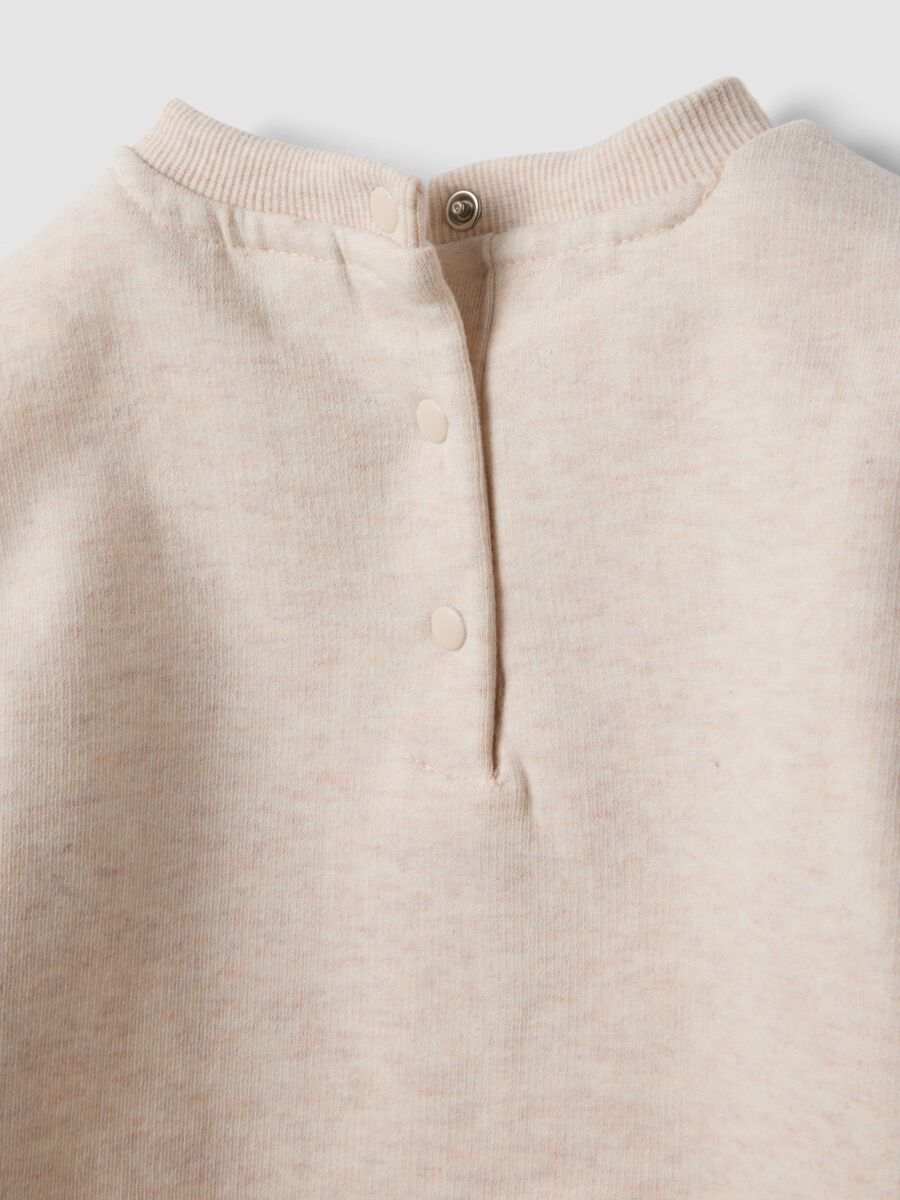 Completo jogging rosa in misto cotone organico con stampa Gli Aristogatti_3