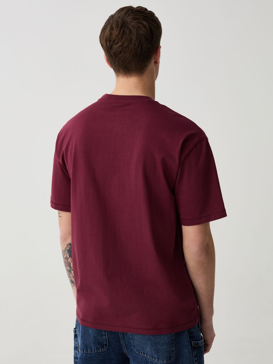 T-shirt relaxed fit in cotone_1