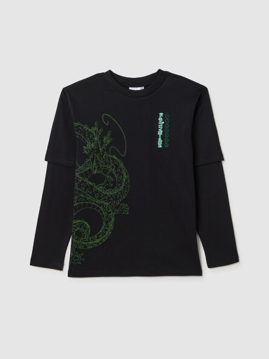 Boys' pure cotton black oversized t-shirt_3