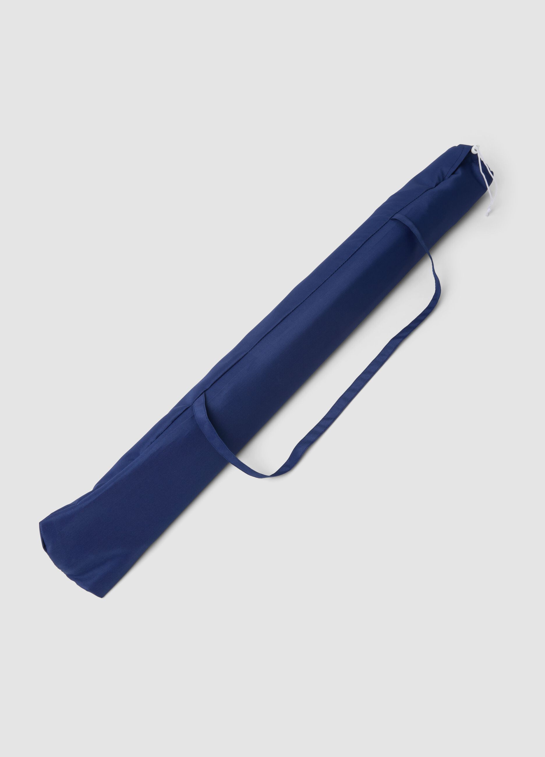Blue parasol with carry case