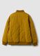 Yellow quilted zip-up bomber jacket, regular fit_2