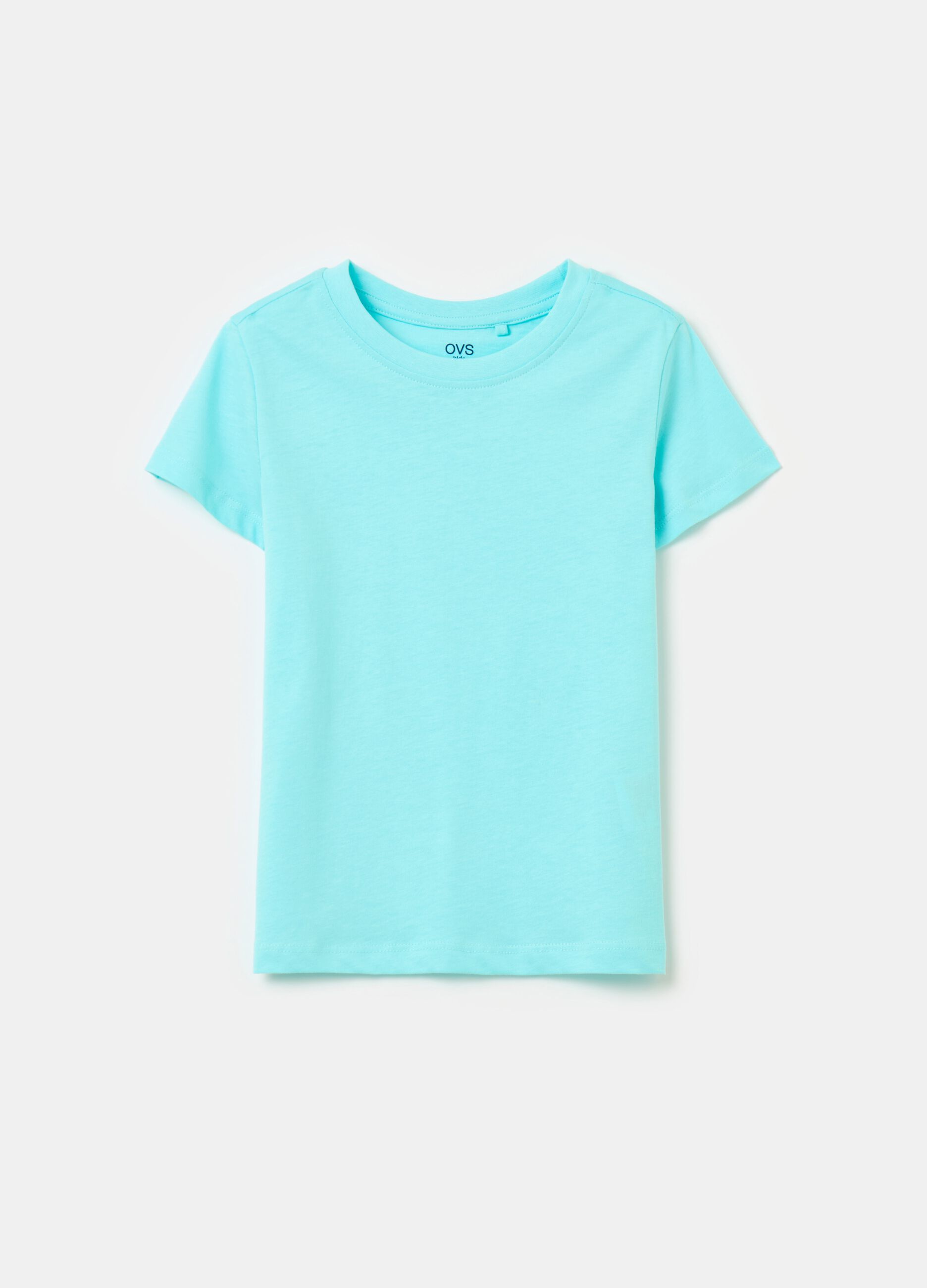 T-shirt girocollo in cotone