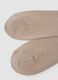 Beige gerippte Socken aus elastischer Viskose_2