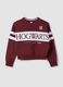 Red stretch-cotton sweatshirt with ribbed neckline, Harry Potter theme_3