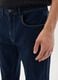 Men's blue denim regular fit jeans_2