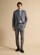 Pantaloni formali grigi in viscosa elasticizzata slim fit_0
