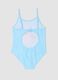 Blue one-piece swimsuit in stretch fabric_1