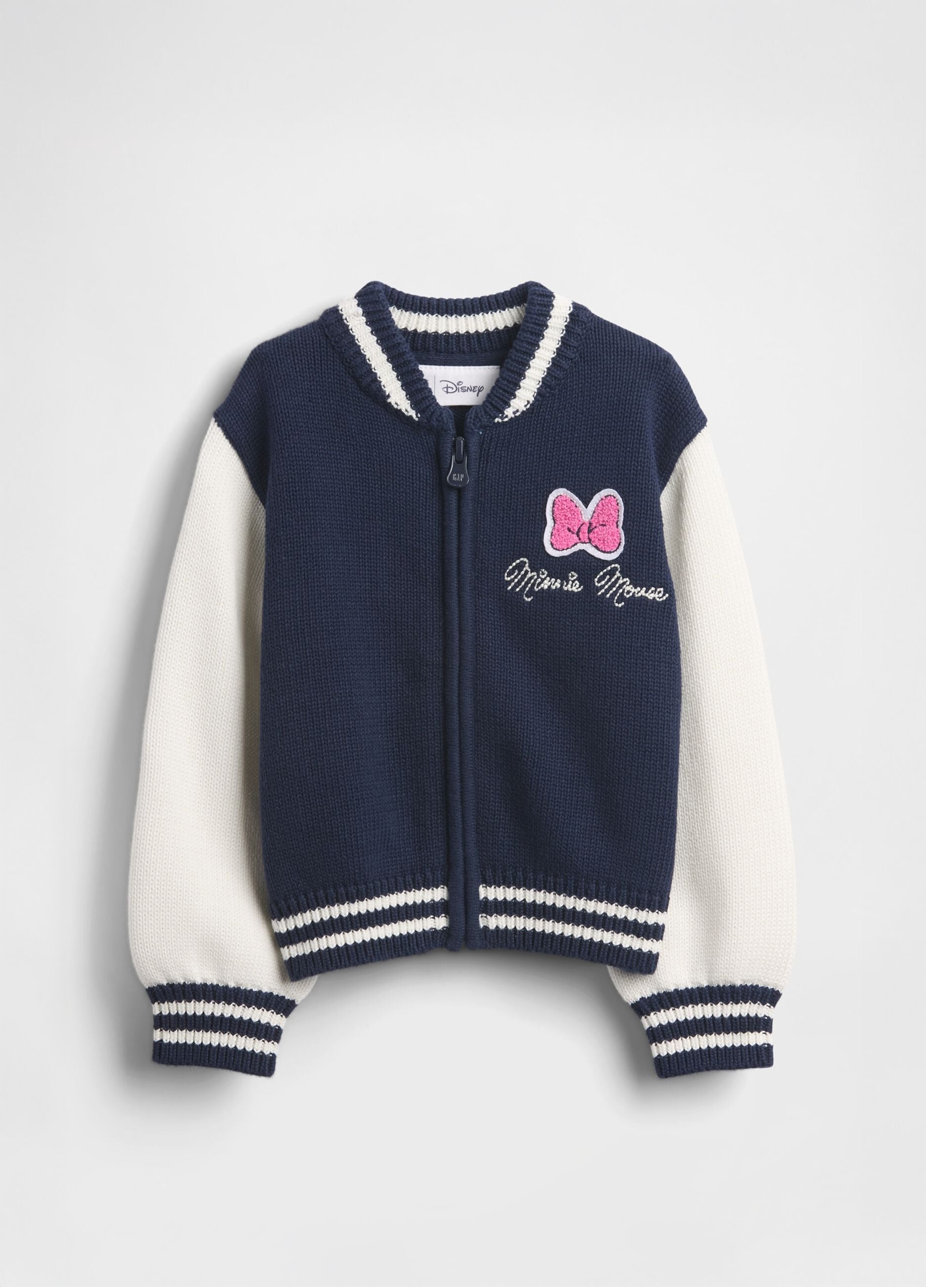 Bomber azul em puro algod&atilde;o para menina