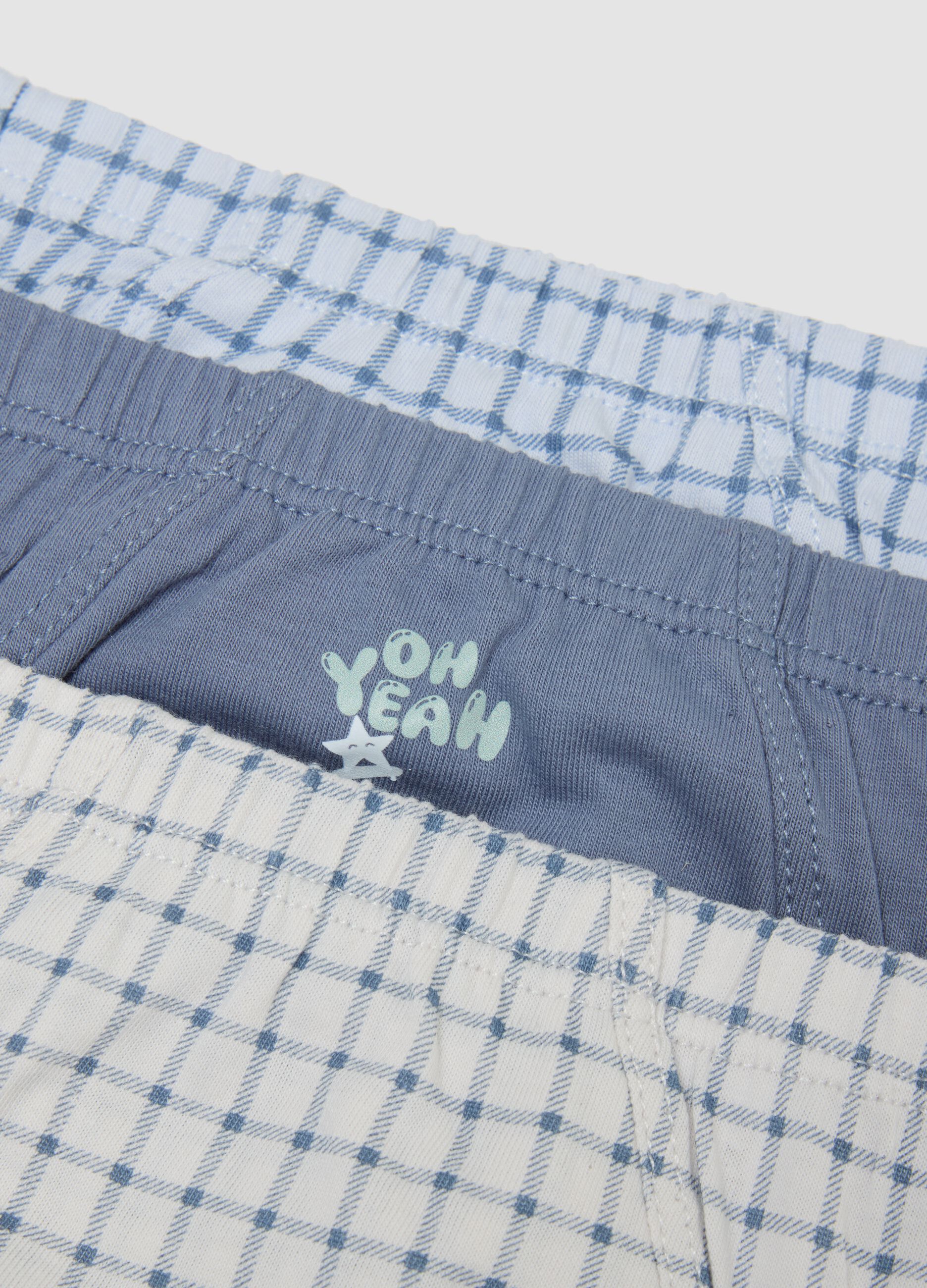 Pack of 5 multicoloured pure organic cotton briefs for baby