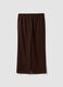 Brown wide-leg trousers in a viscose blend_4