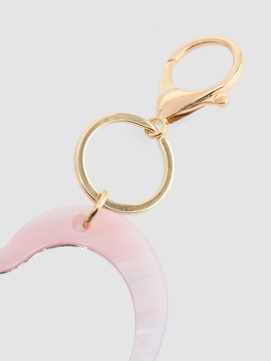 Pink Heart-Shaped Keychain_2