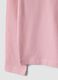 T-shirt rosa em algod&atilde;o org&acirc;nico com estampado frontal para menina, corte regular_3