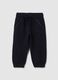 Girls' blue cotton stretchy trousers regular fit_0