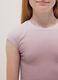 Girls&rsquo; pink ombr&eacute; stretch-cotton short-sleeve slim-fit T-shirt_2