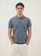 Slim Fit graues Polo aus reiner Baumwolle_0