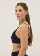 Black bikini top in stretch fabric with shaping effect_3