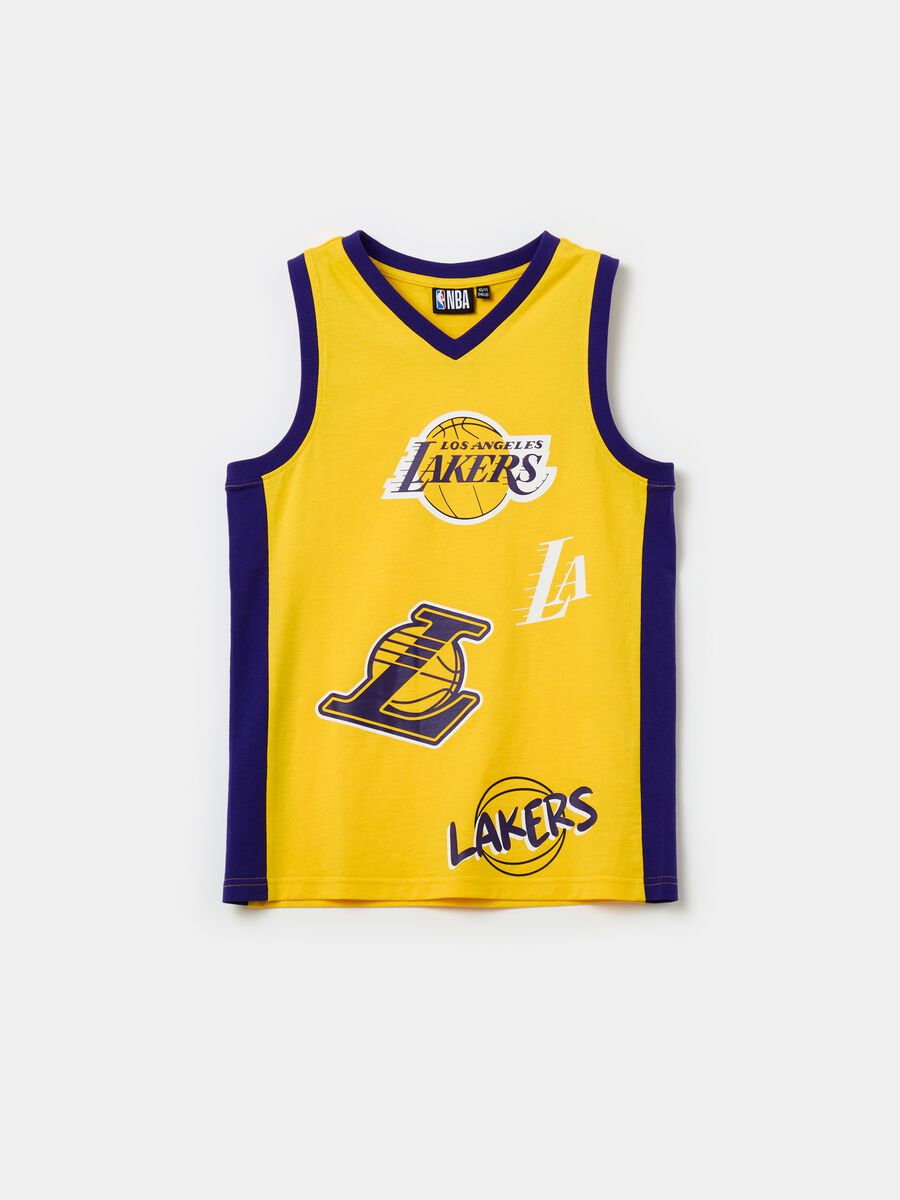 NBA Los Angeles Lakers basketball racerback vest_0