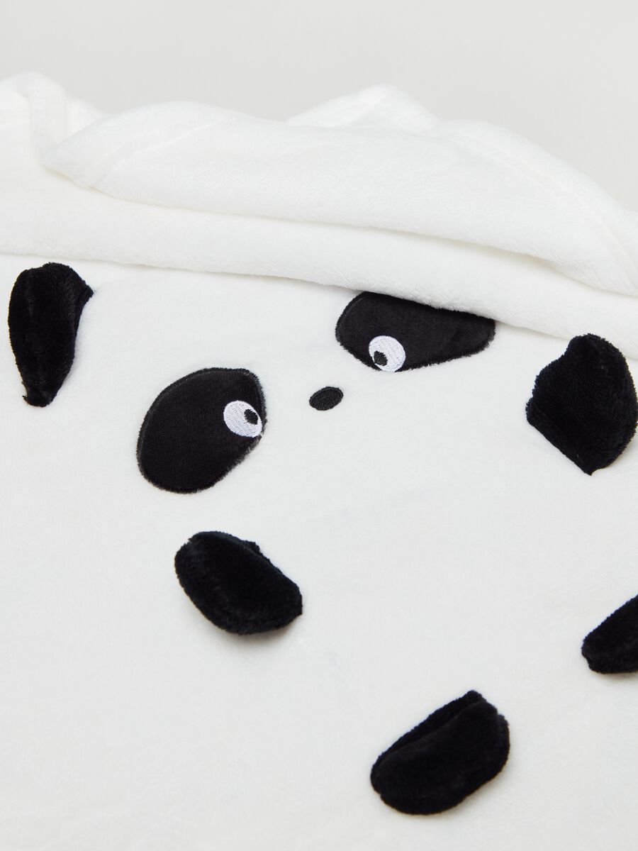 Velour blanket with panda_1