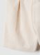 Beige wide-leg girls' shorts with pleated details_3