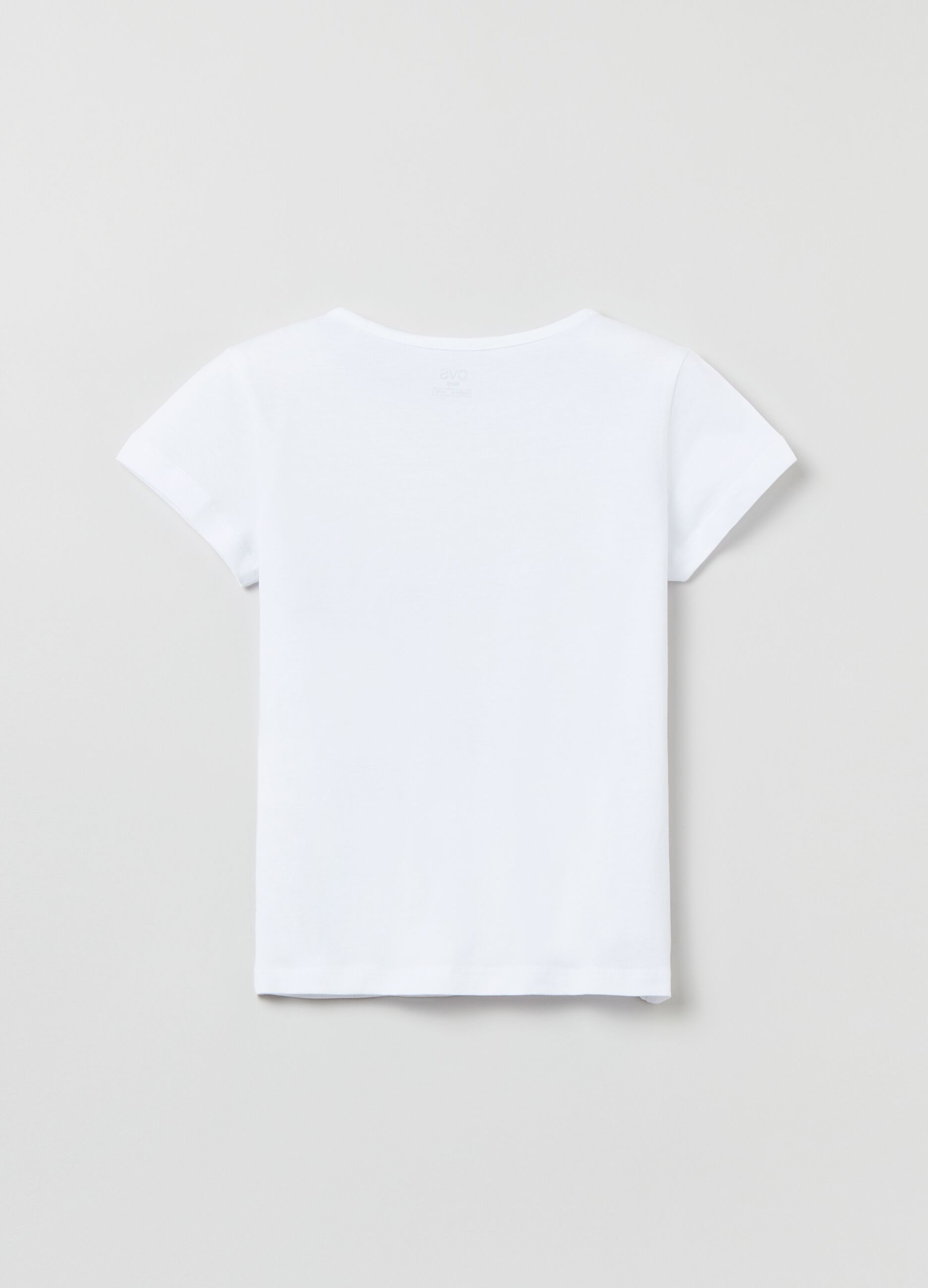 Camiseta de algodón con estampado cerezas