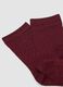 Rote Stretch-Socken mit Lurexgarn_1