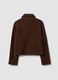 Brown Genuine Leather Blazer with Regular Fit and Classic Lapels_6
