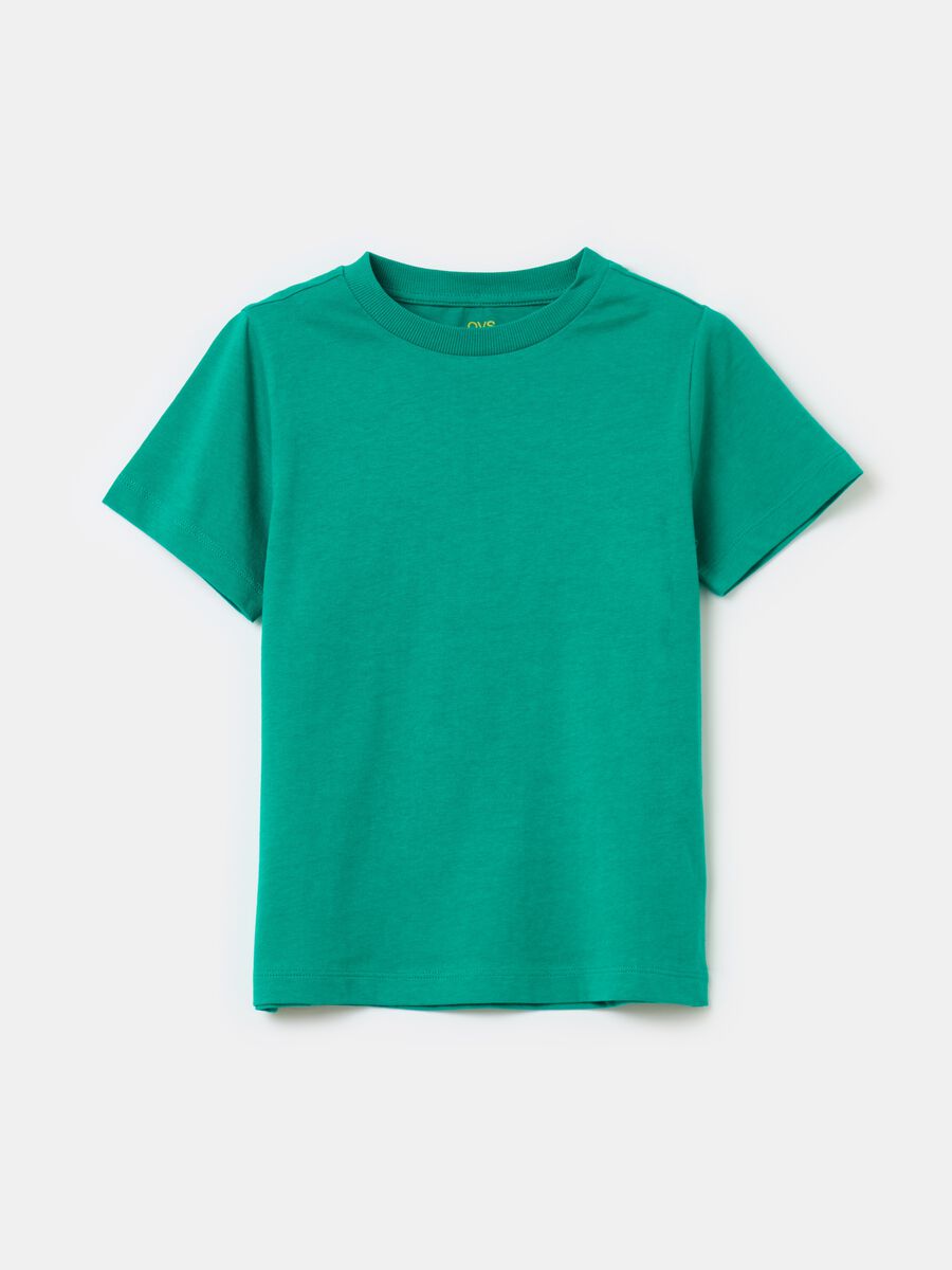 Camiseta de algodón color liso_0