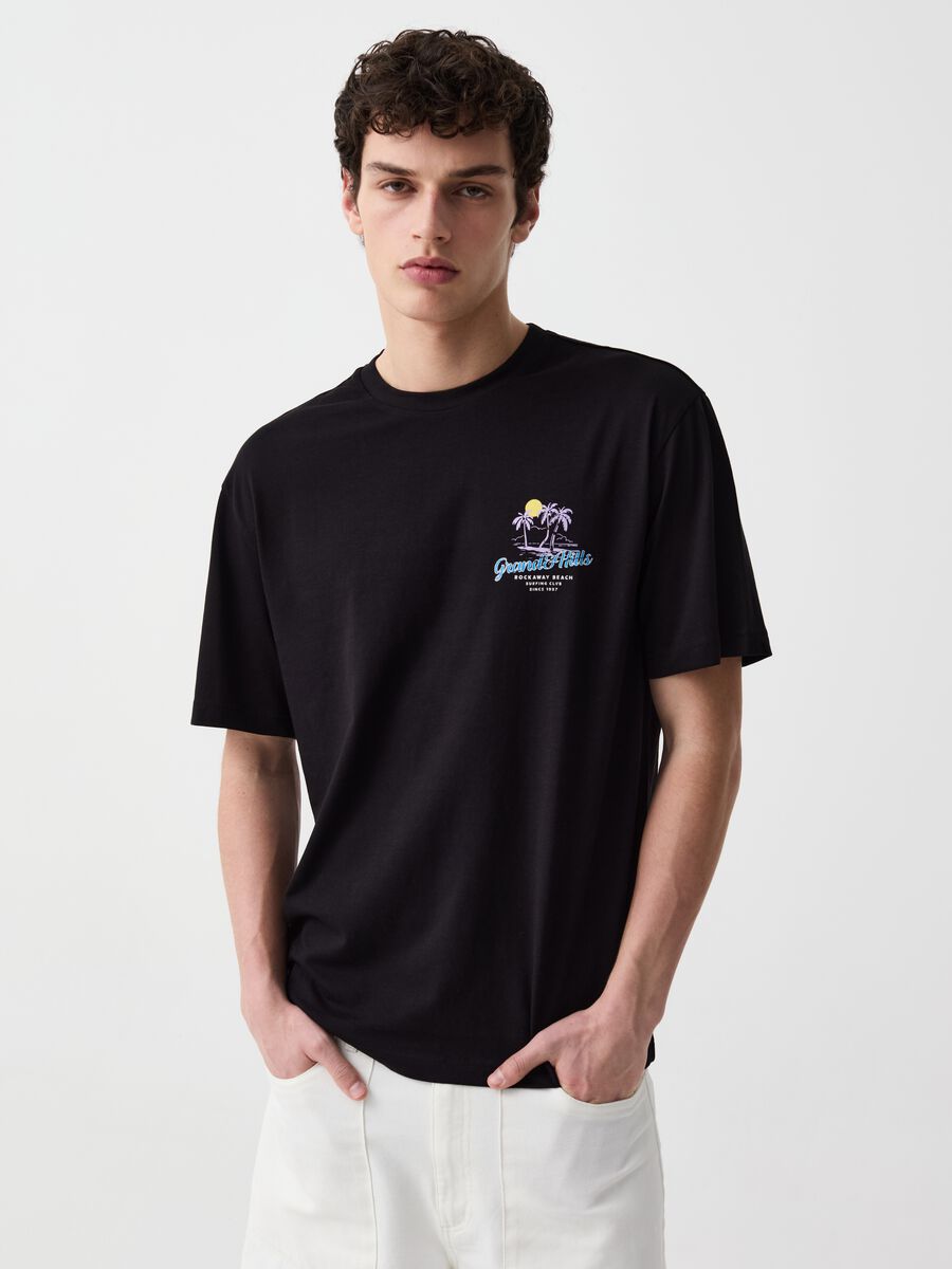 T-shirt with Rockway Beach Surfing Club print_0