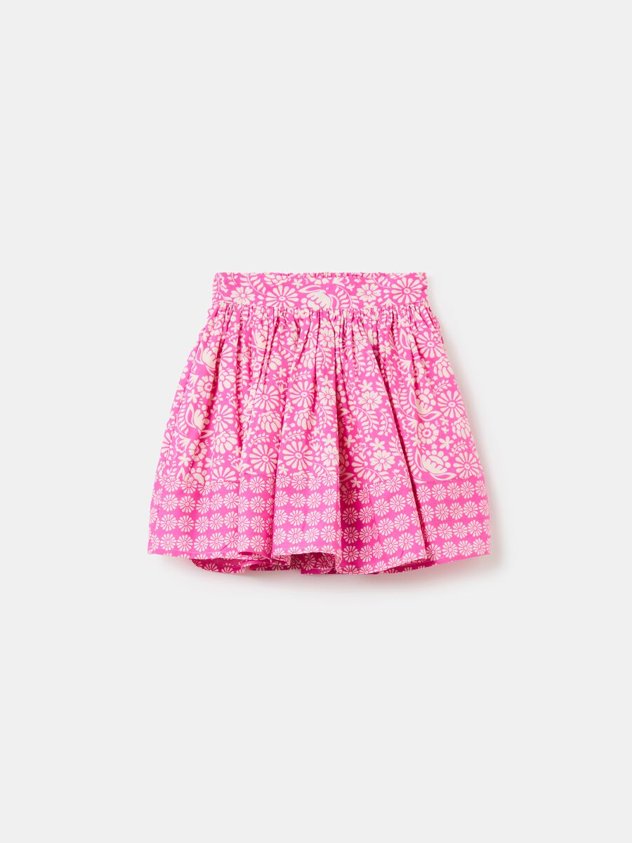 Skirt with floral pattern_3