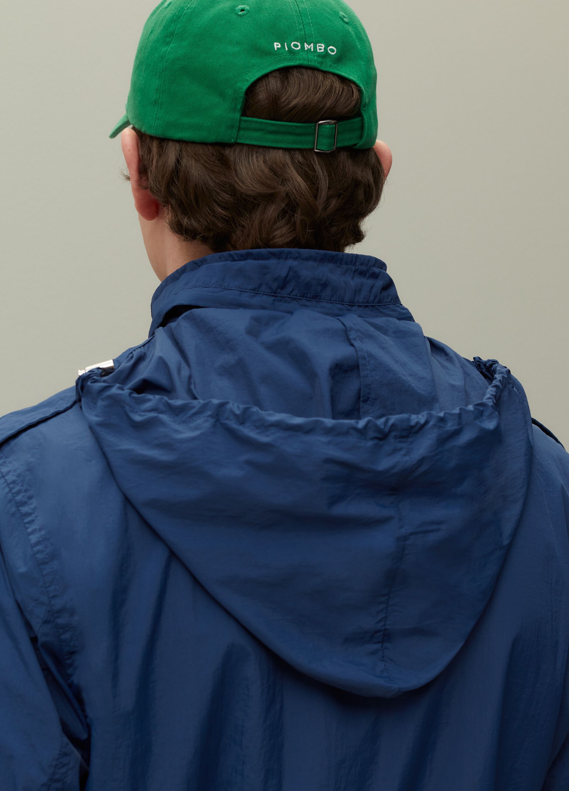 Safari jacket with hood
