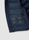 Giubbotto Utralight blu imbottito con cappuccio e zip per bambino_2