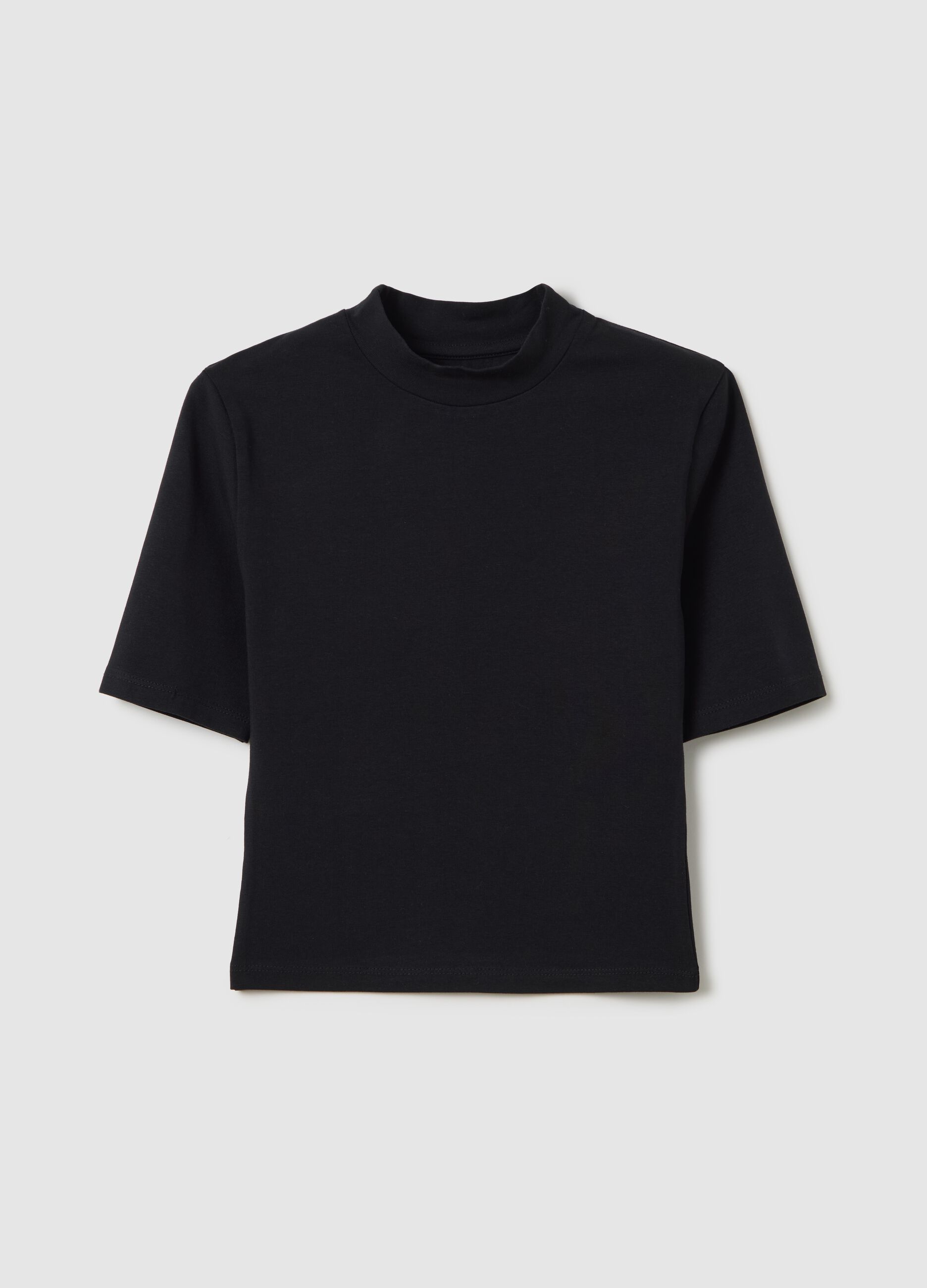 &Mu;&alpha;ύ&rho;&omicron; &Mu;&pi;&lambda;&omicron;&upsilon;&zeta;ά&kappa;&iota; Mock Neck