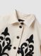 White linen and lyocell blend blazer with contrasting embroidery, regular fit_1