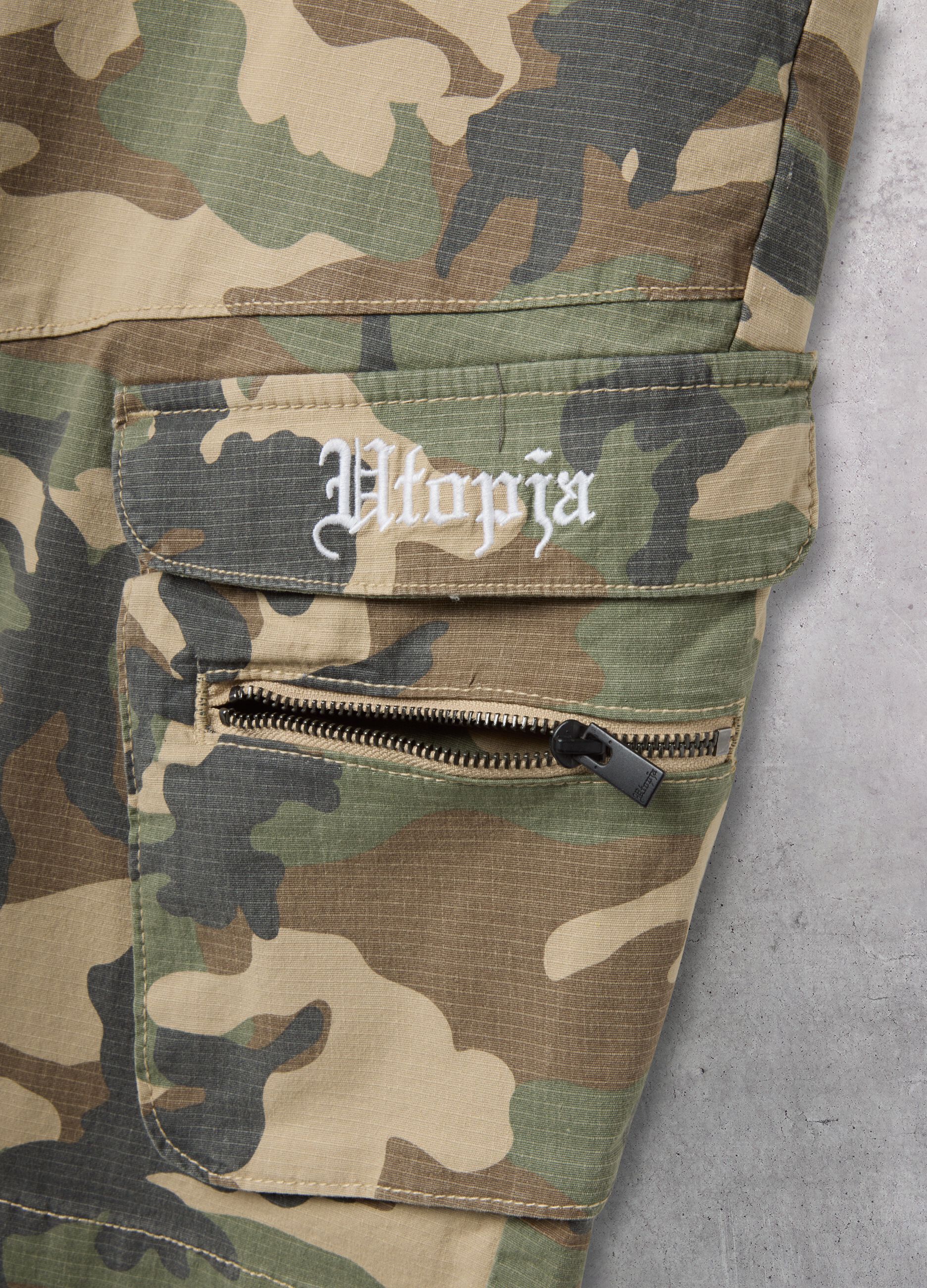 Camo Cargo Shorts