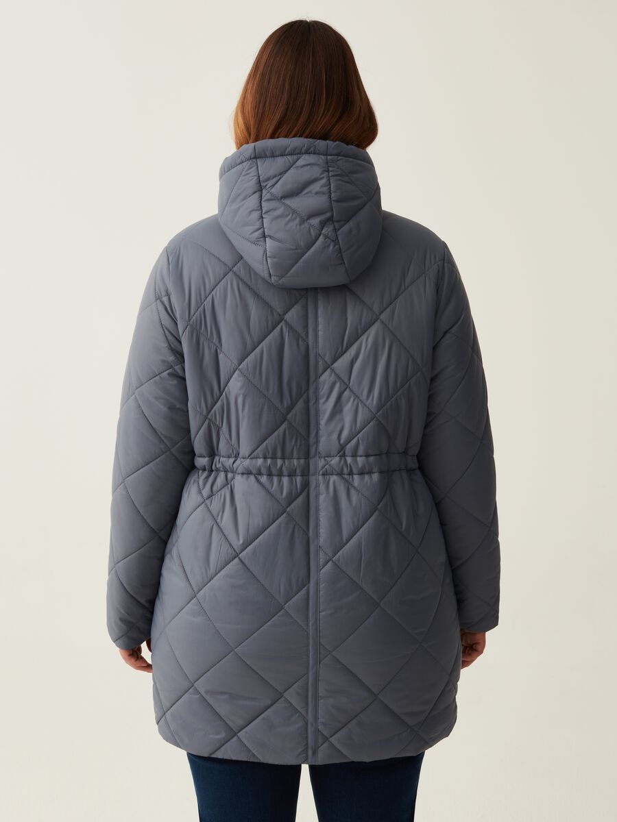 Curvy quilted parka with hood_2
