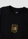 Schwarzes T-Shirt aus reiner Baumwolle mit Los Angeles FC Print_5