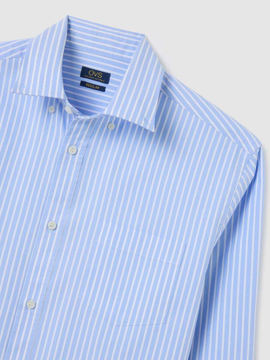 Multicolour Cotton Blend Shirt Regular Fit Easy Iron_5