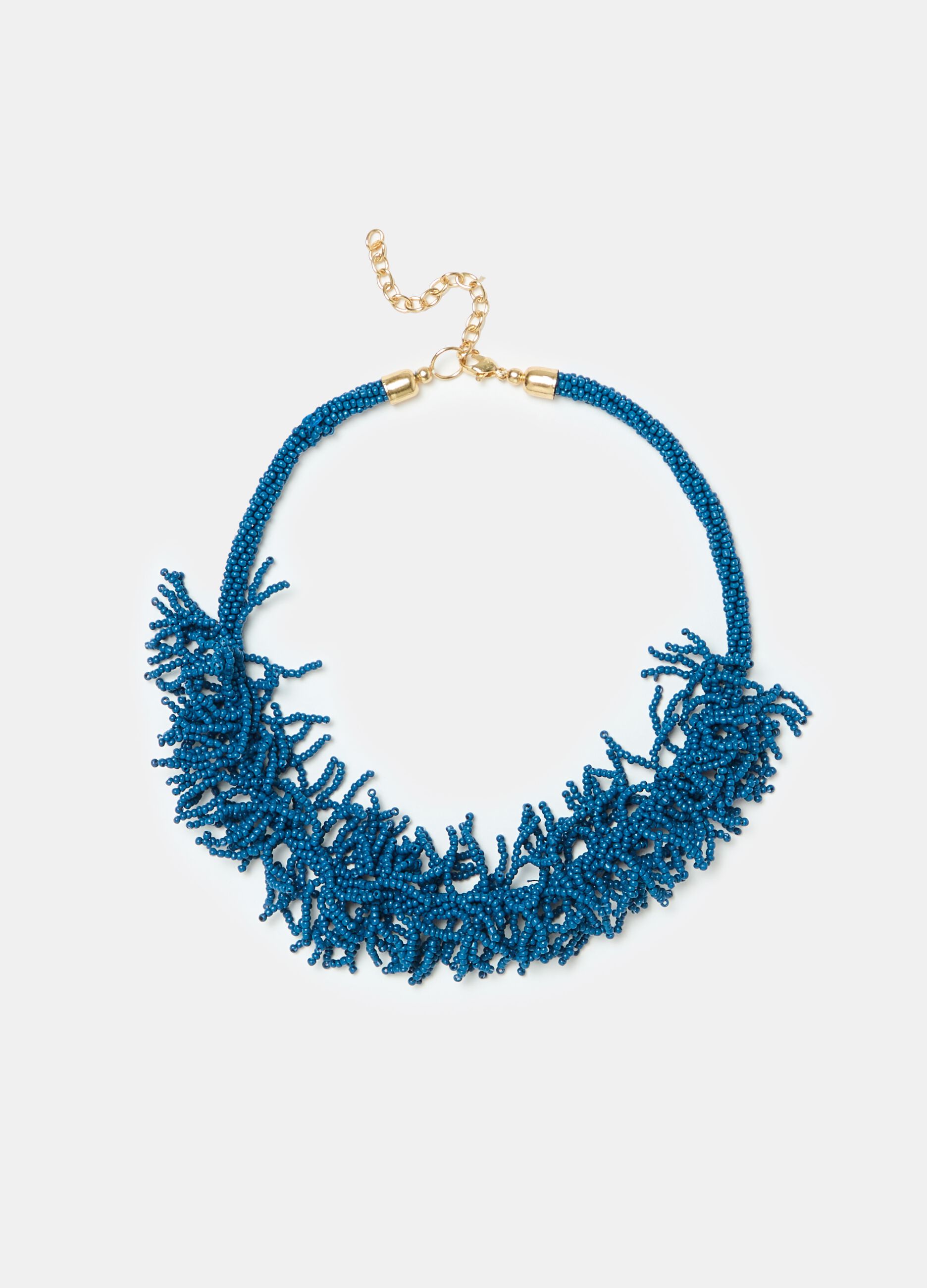 Positano coral summer necklace