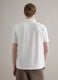 White Stretch Cotton Short Sleeve Polo Regular Fit_3