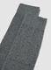 3-Pack of Grey Long Socks in Stretch Organic Cotton_1