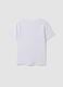 White stretch cotton T-shirt with Rolling Stones print_2