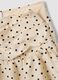 Beige polka-dot viscose-blend skirt with ruffles_2