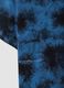 Blue short-sleeve pure cotton T-shirt_5