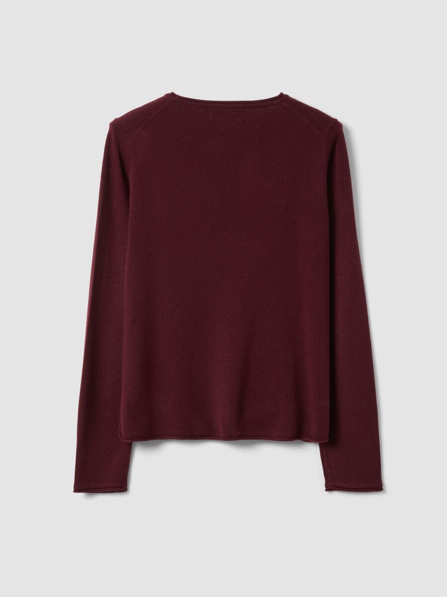 Purple long-sleeved crew-neck top_6