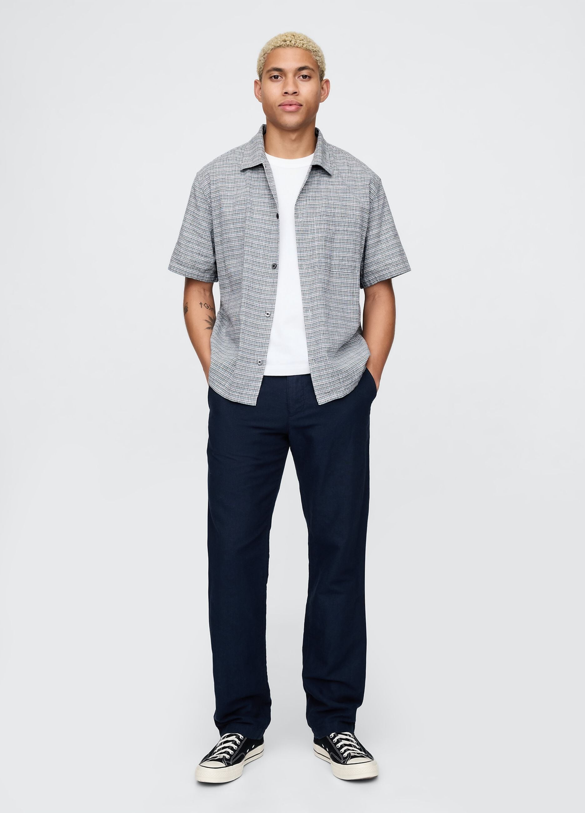 Gap Short Sleeve Checked Shirt