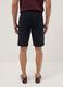 Blue regular-fit pure cotton Bermuda shorts_2